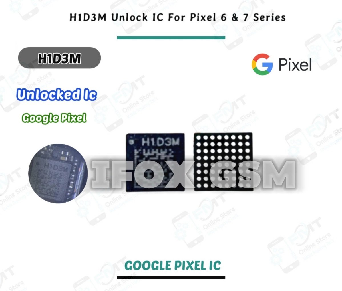 H1D3M Unlock IC For Google Pixel 6 & 7 Series